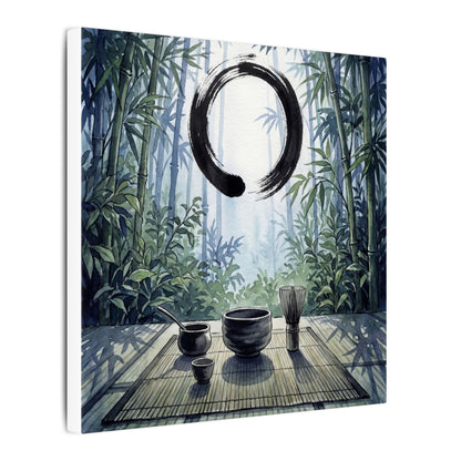 Seijaku Tea Ceremony Canvas Art - Zen Enso