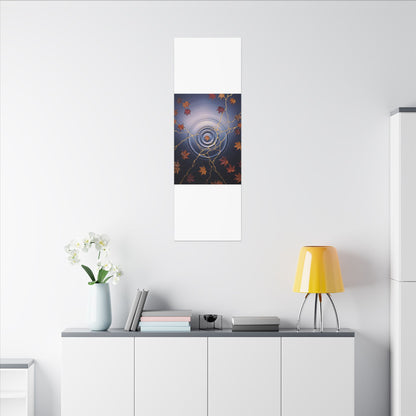 Kintsugi Water Ripple in Dawn | Gold Vein Canvas Art