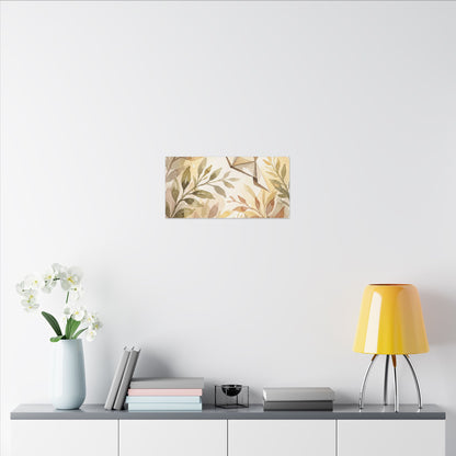 Fukinsei Paper Fold Canvas Art - Japandi Watercolor