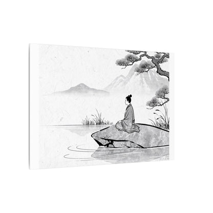 Meditation Harmonious Zen Ukiyo-e Canvas Art