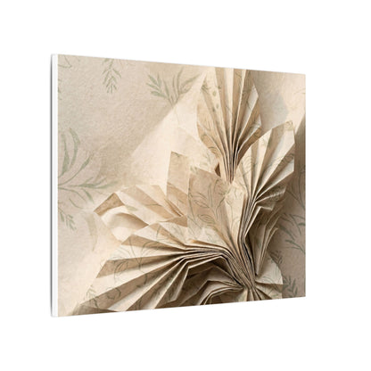 Paper Fold Summer Canvas Art | Japandi Neutral Design