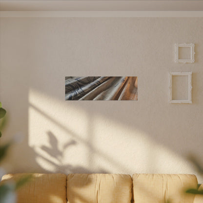 Fukinsei Silk Drape Canvas Art - Japandi Japanese Pattern
