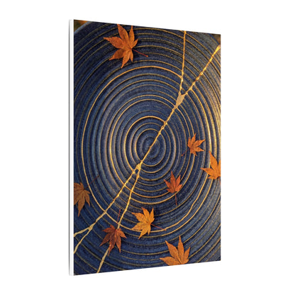 Water Ripple Gold Repair Canvas Art | Healing Kintsugi Art