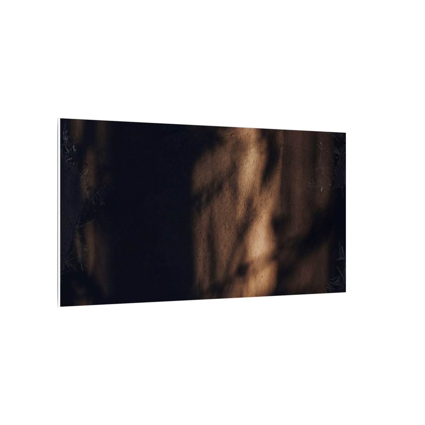 Winter Shadow Play Moody Minimal Canvas Art | Luxurious Decor