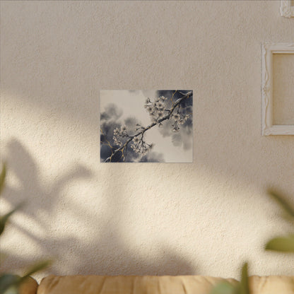 Ma Cherry Blossom Canvas Art - Kintsugi Gold Vein