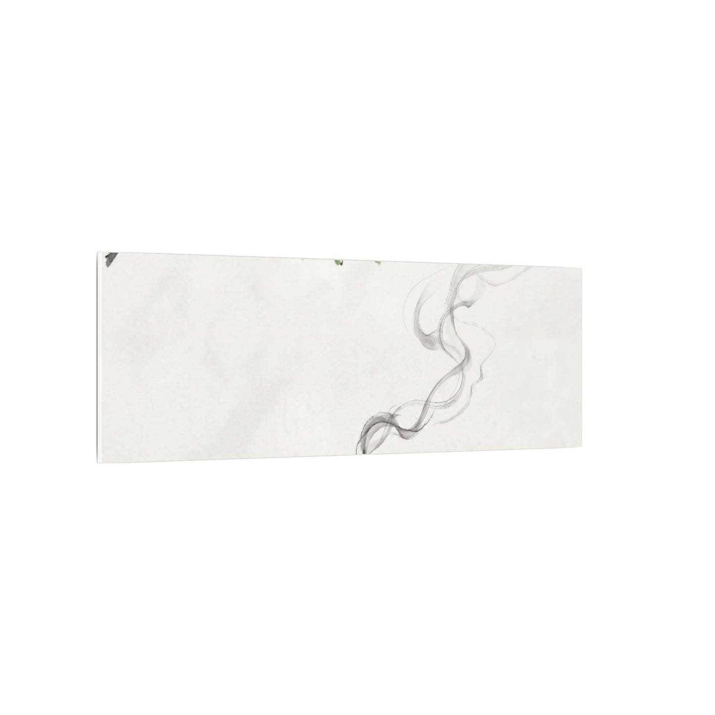 Calm Incense Smoke Canvas Art - Sumi E Zen