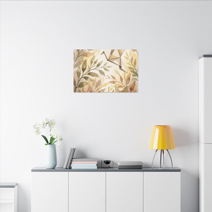 Fukinsei Paper Fold Canvas Art - Japandi Watercolor