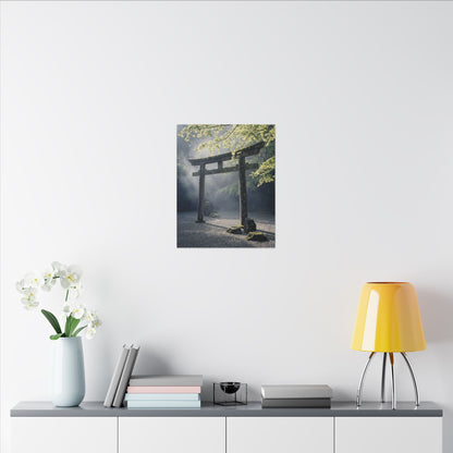 Torii Gate Canvas Art | Spring Zen Karesansui Art