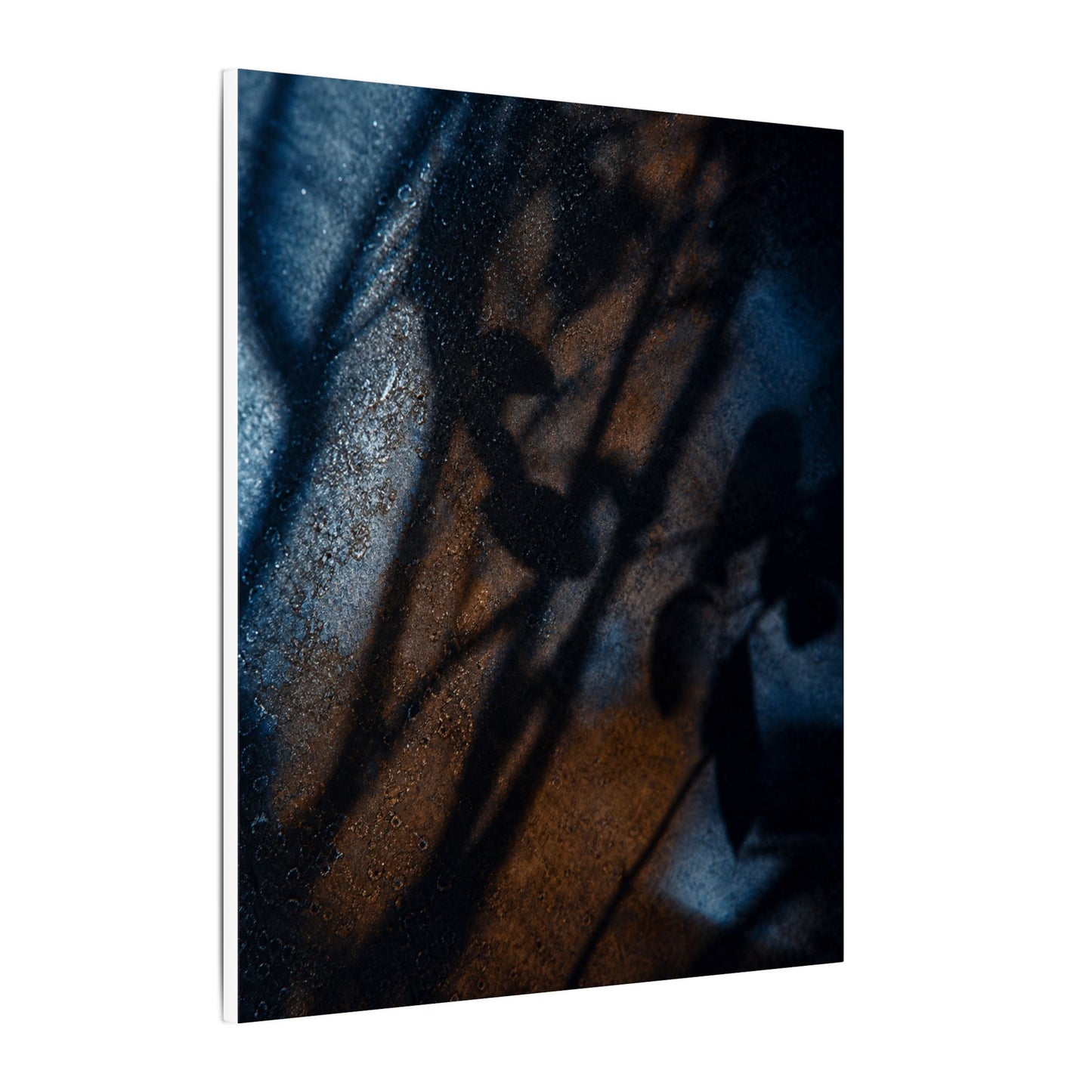 Moonlight Shadow Play Canvas Art - Dark Japandi Ma