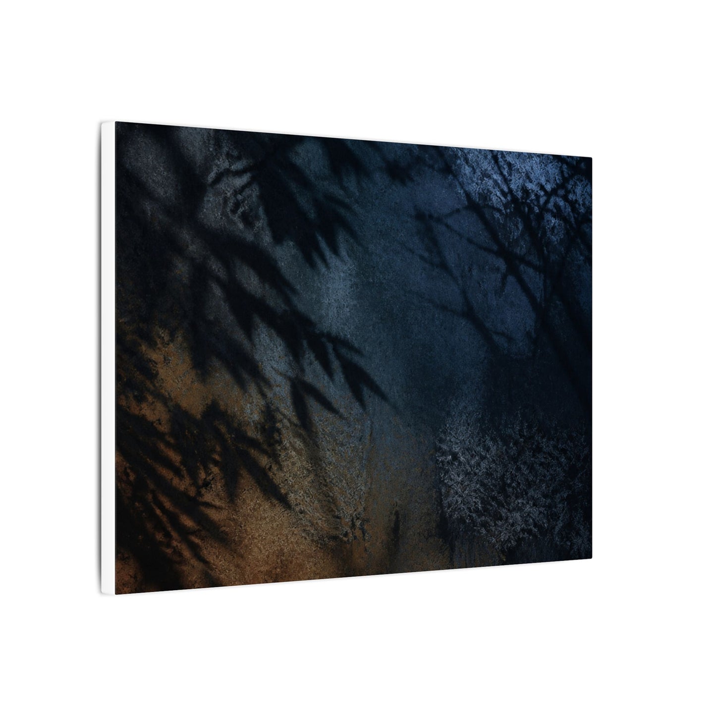 Kanso Shadow Play Canvas Art - Dark Japandi Shadow Zen