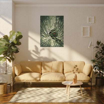 Peaceful Bamboo Grove Canvas Art - Ukiyo E Inspired Zen