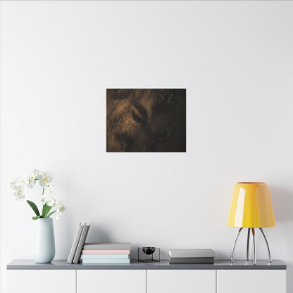 Candlelight Shadow Play Canvas Art - Dark Japandi Ma
