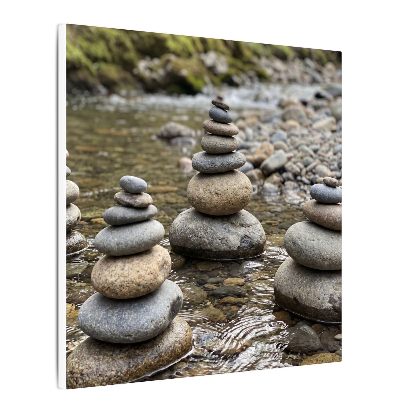 Bamboo Grove Winter Canvas Art | Zen Serene Design