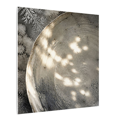 Ceramic Bowl Watercolor Canvas Art | Warm Japandi Art