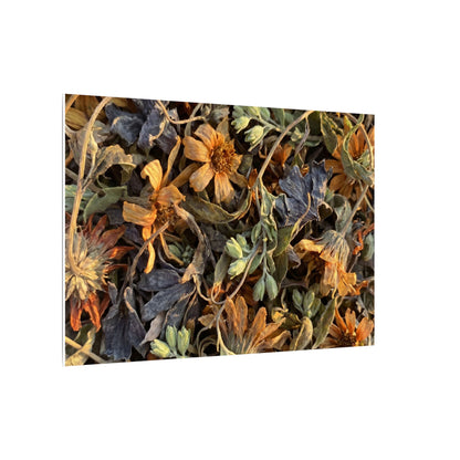 Spring Dried Flowers Japanese Pattern Canvas Art | Warm Decor