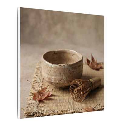 Ma Tea Ceremony Canvas Art - Japandi Texture