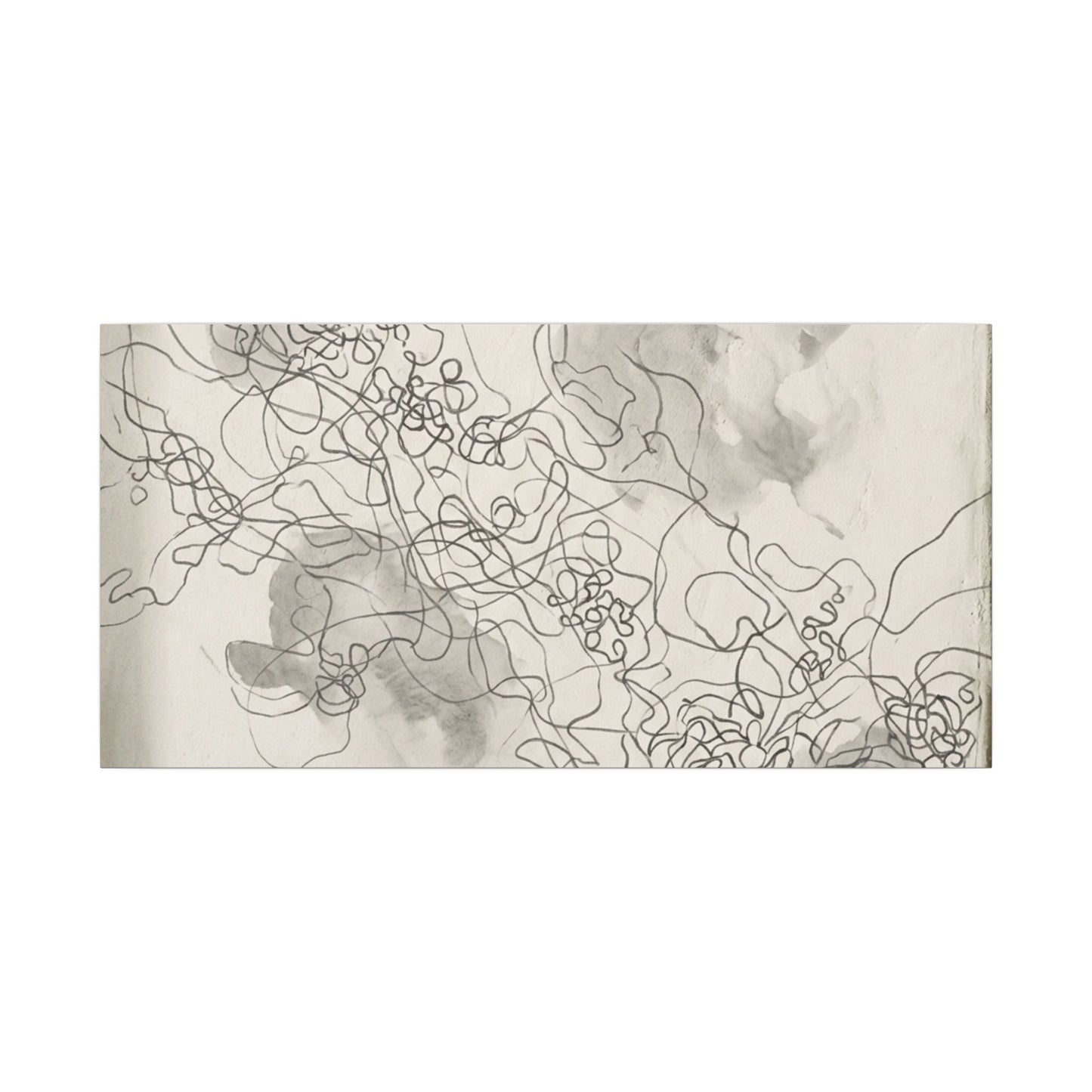 Shadow Play Spring Canvas Art | Dark Japandi Sophisticated Design