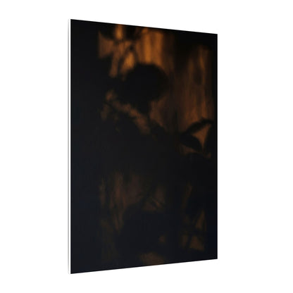 Shadow Play Summer Canvas Art | Dark Japandi Sophisticated Design