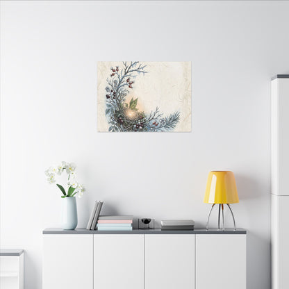 Winter Shoji Screen Forest Whimsy Canvas Art | Enchanting Decor
