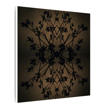 Golden Hour Shadow Play Canvas Art - Dark Japandi Seijaku