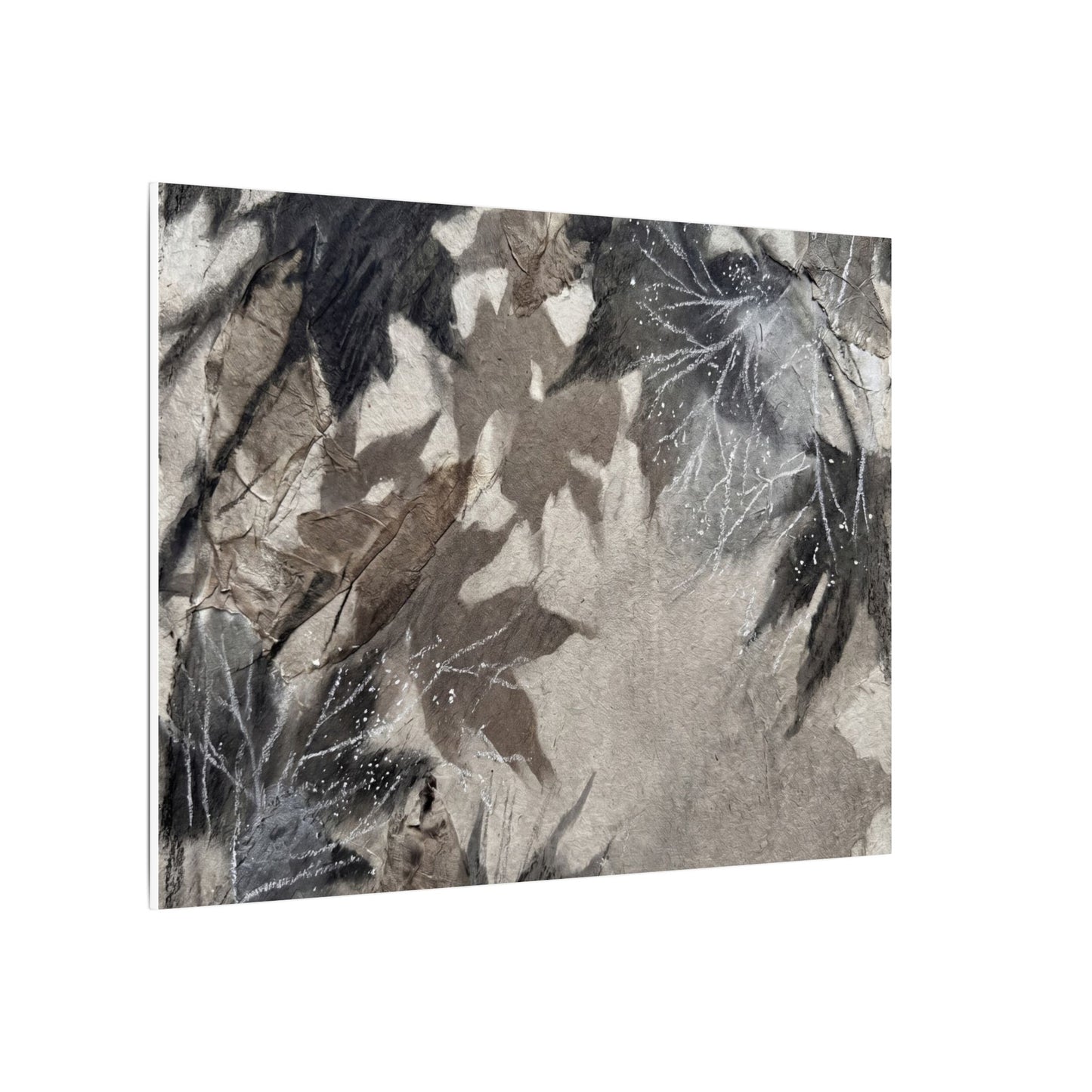 Shadow Play Texture Canvas Art | Cozy Japandi Art