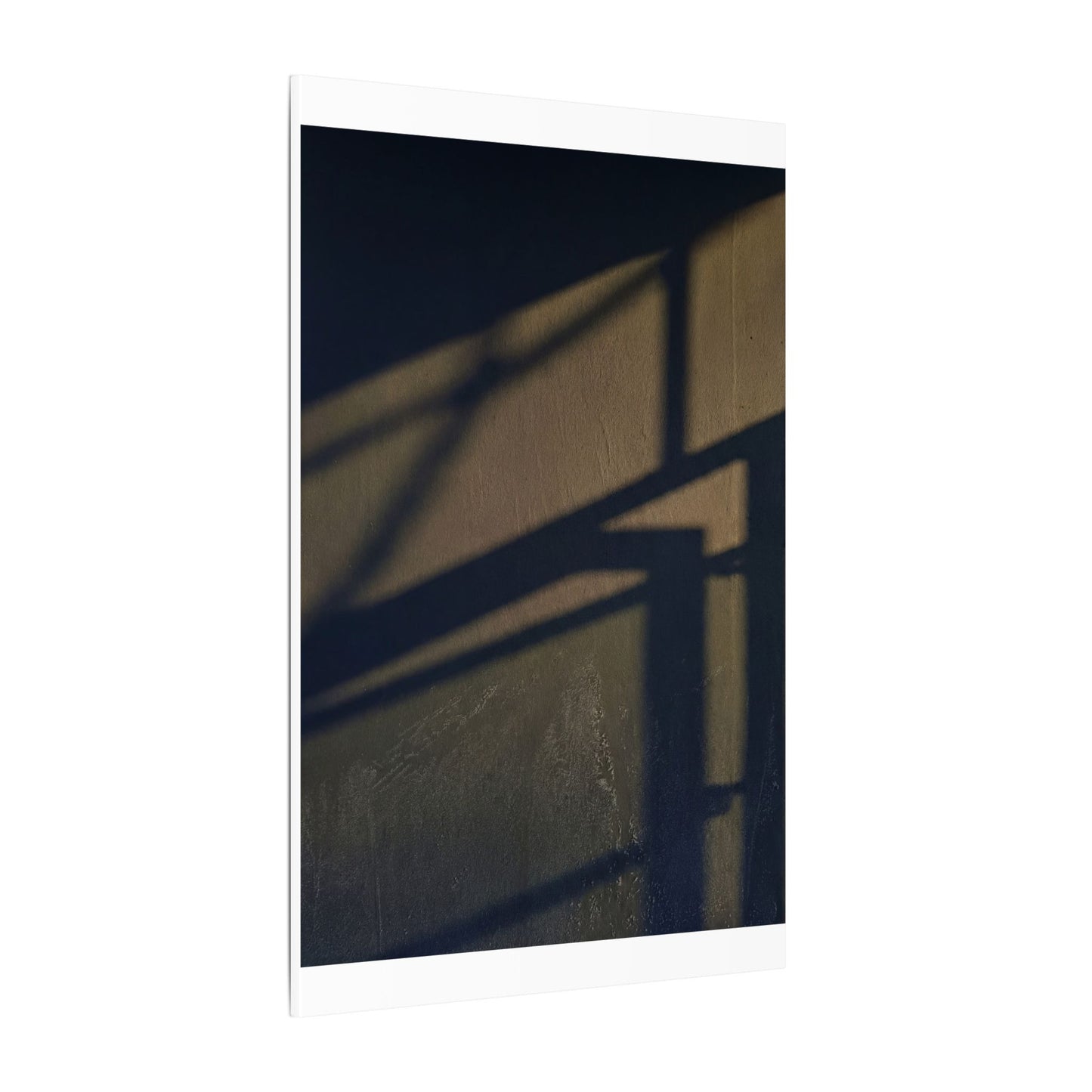 Sophisticated Shadow Play Canvas Art - Moody Minimal Dark Japandi