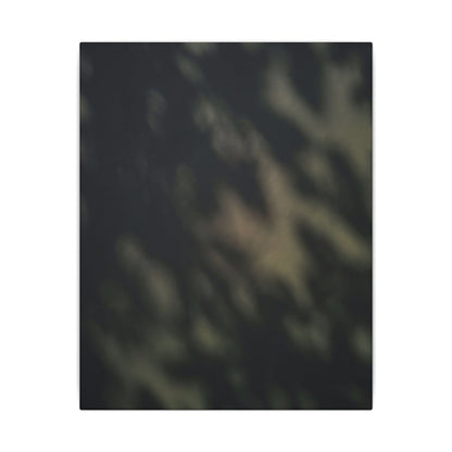 Dappled Shadow Play Canvas Art - Dark Japandi Ma