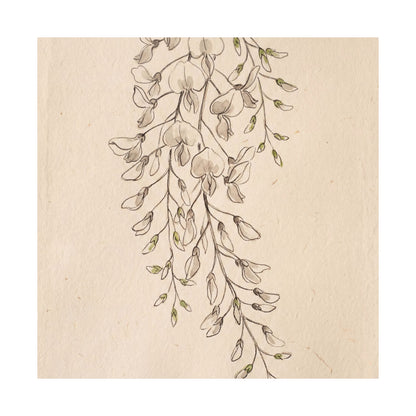 Golden Hour Wisteria Wall Art Print - Japandi Seijaku