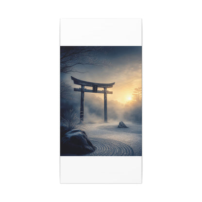 Zen Torii Gate in Golden Hour | Karesansui Canvas Art
