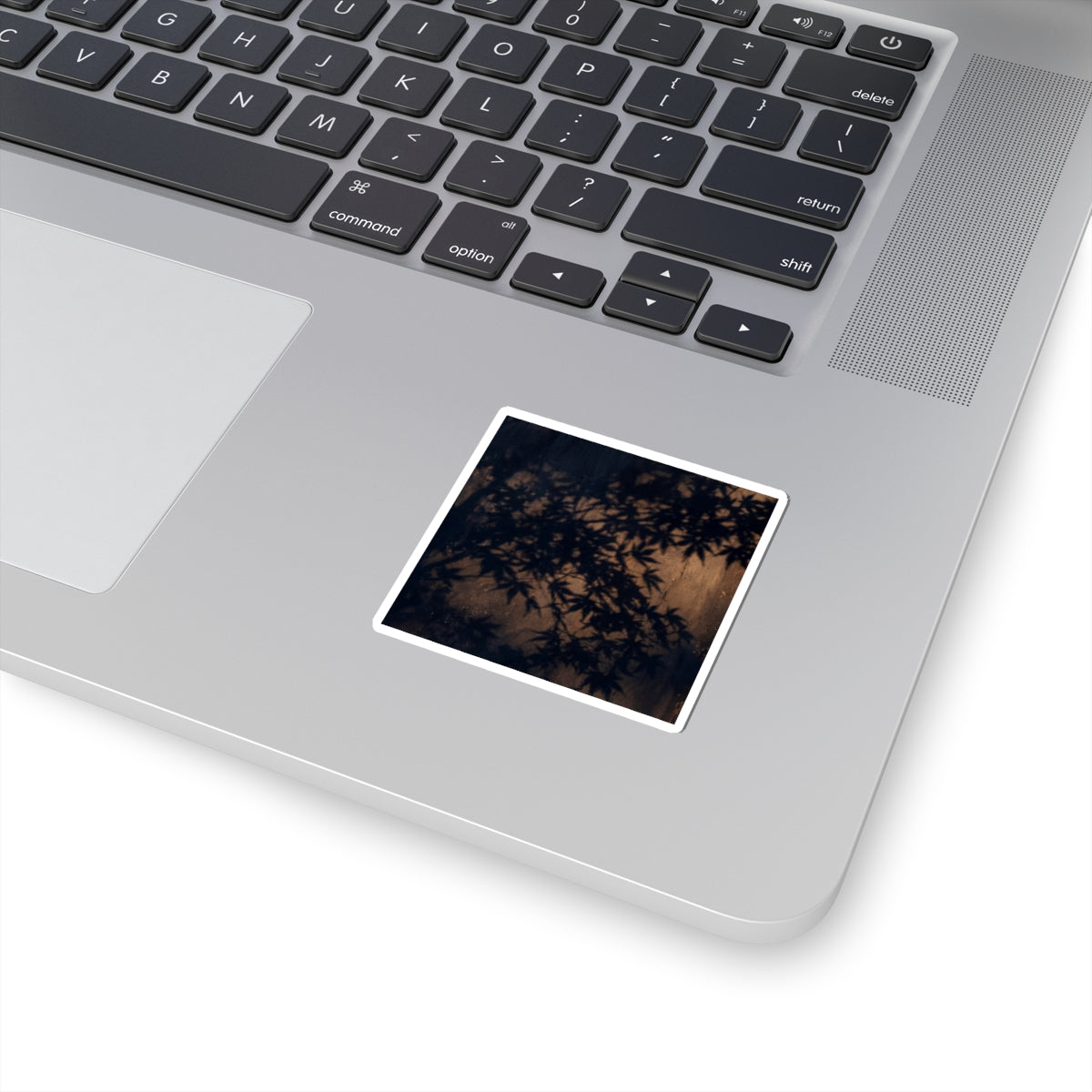 Shadow Play Sticker | Autumn Dark Japandi Shadow Zen Art