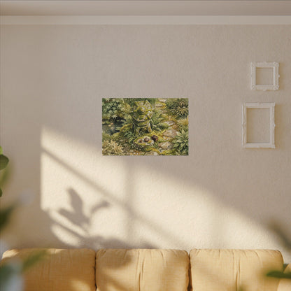 Datsuzoku Stone Lantern Canvas Art - Japandi Watercolor