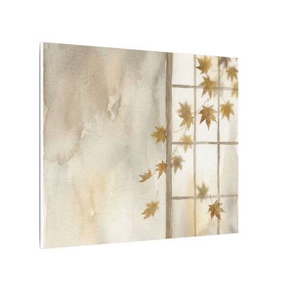 Warm Shoji Screen Canvas Art - Watercolor Japandi