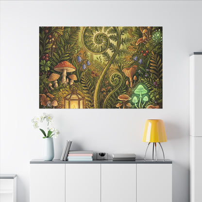 Elegant Ceramic Bowl Canvas Art - Minimal Line Japandi