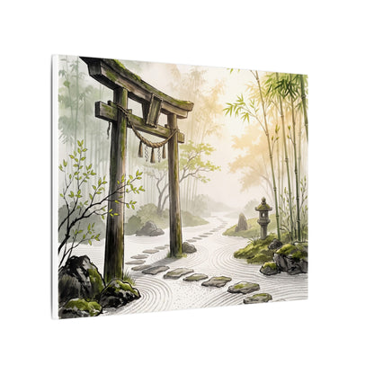 Peaceful Torii Gate Canvas Art - Karesansui Zen