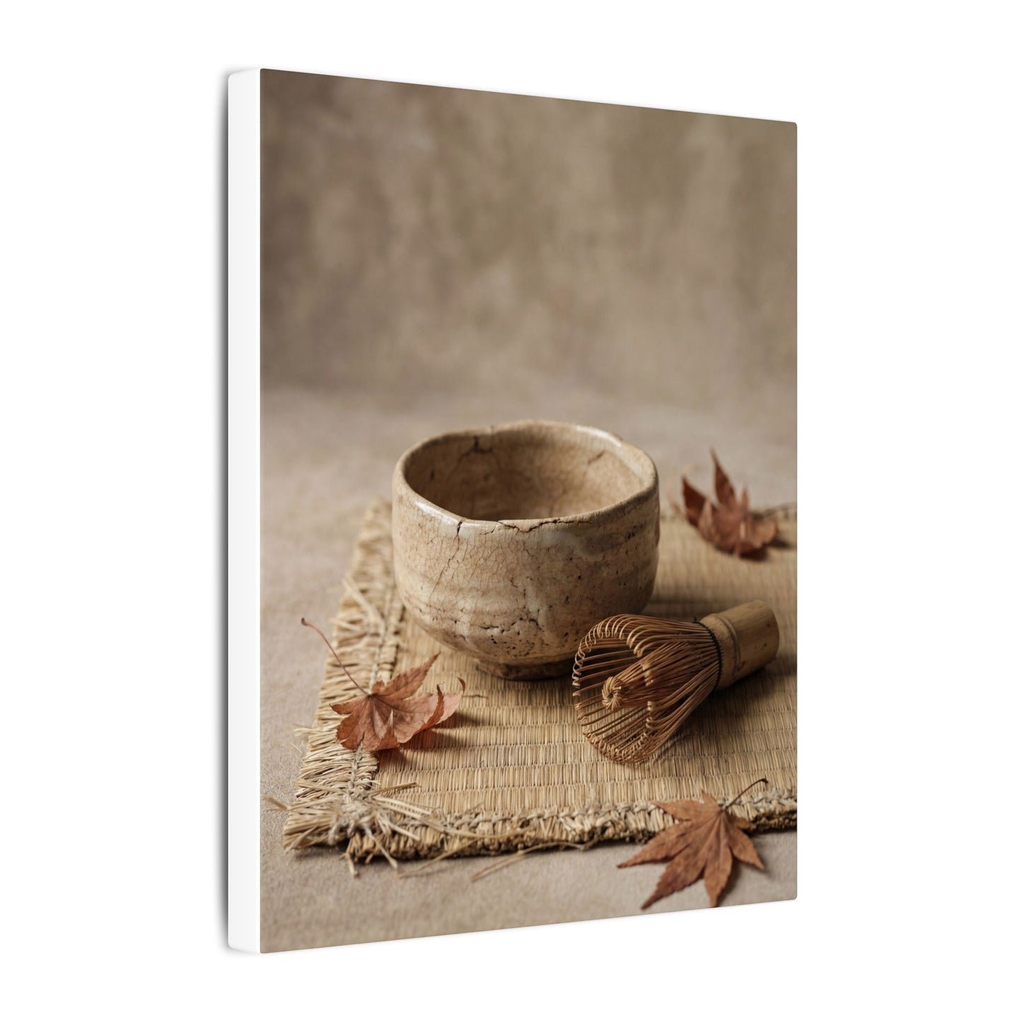 Ma Tea Ceremony Canvas Art - Japandi Texture