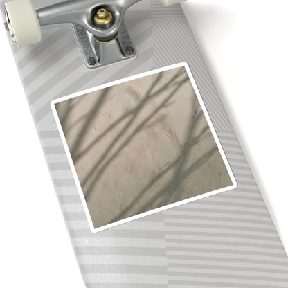 Shadow Play Winter Sticker | Japandi Cozy Design