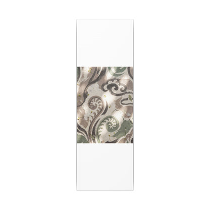 Dappled Ink Brushstroke Canvas Art - Japandi Ma
