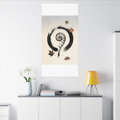 Fern Unfurling Autumn Canvas Art | Zen Peaceful Design