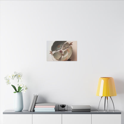 Dawn Ceramic Bowl Canvas Art - Japandi Fukinsei