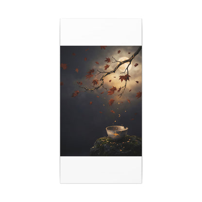 Moonlit Garden Gold Repair Canvas Art | Beautiful Kintsugi Art