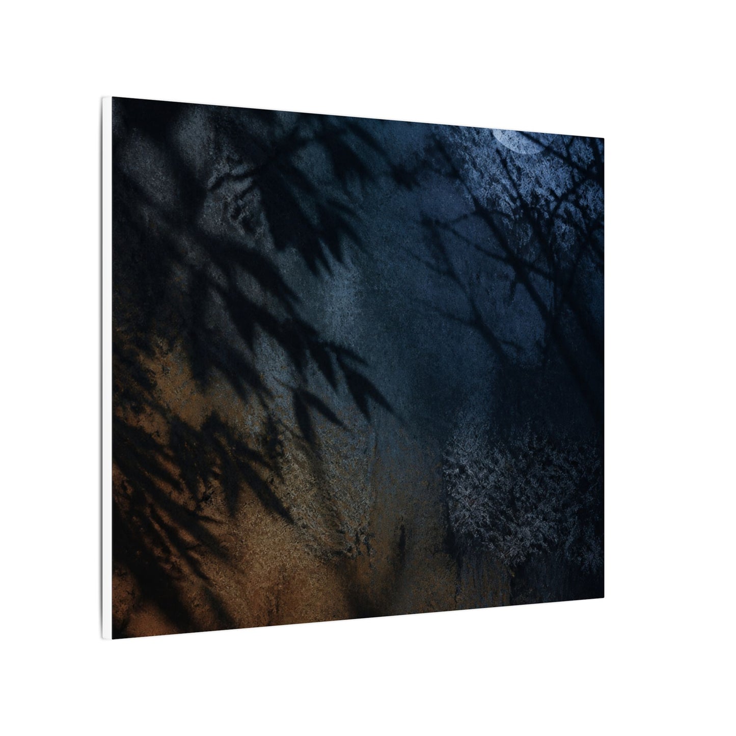 Kanso Shadow Play Canvas Art - Dark Japandi Shadow Zen
