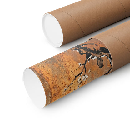 Datsuzoku Rust Patina Wall Art Print - Zen Sumi E