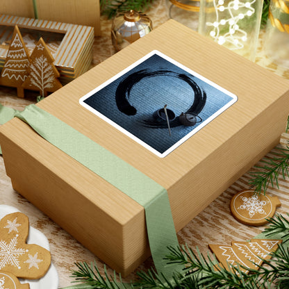 Tea Ceremony Winter Sticker | Zen Serene Design
