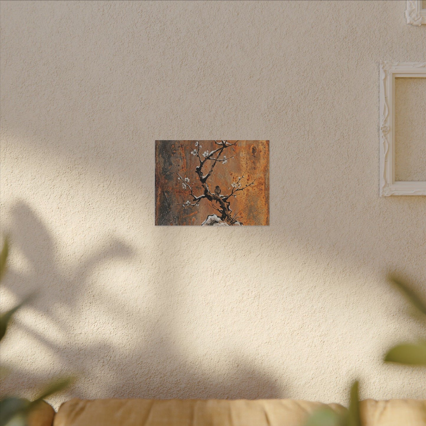 Datsuzoku Rust Patina Canvas Art - Zen Sumi E