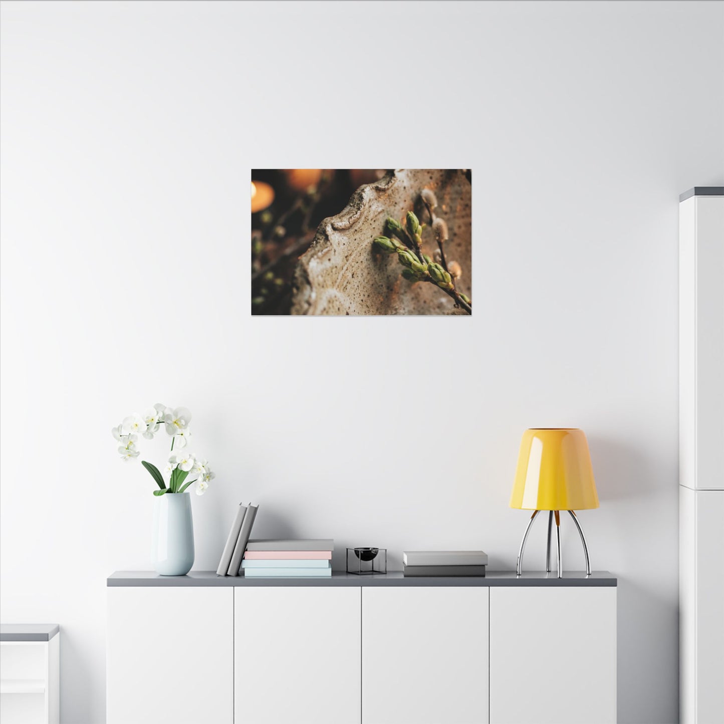 Overcast Ceramic Bowl Canvas Art - Japandi Ma