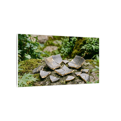 Summer Broken Pottery Gold Repair Canvas Art | Resilient Decor