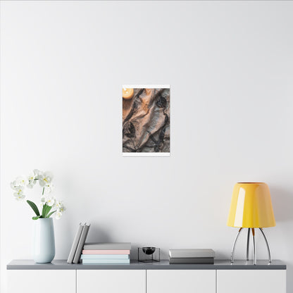 Candlelight Silk Drape Canvas Art - Japandi Mono No Aware