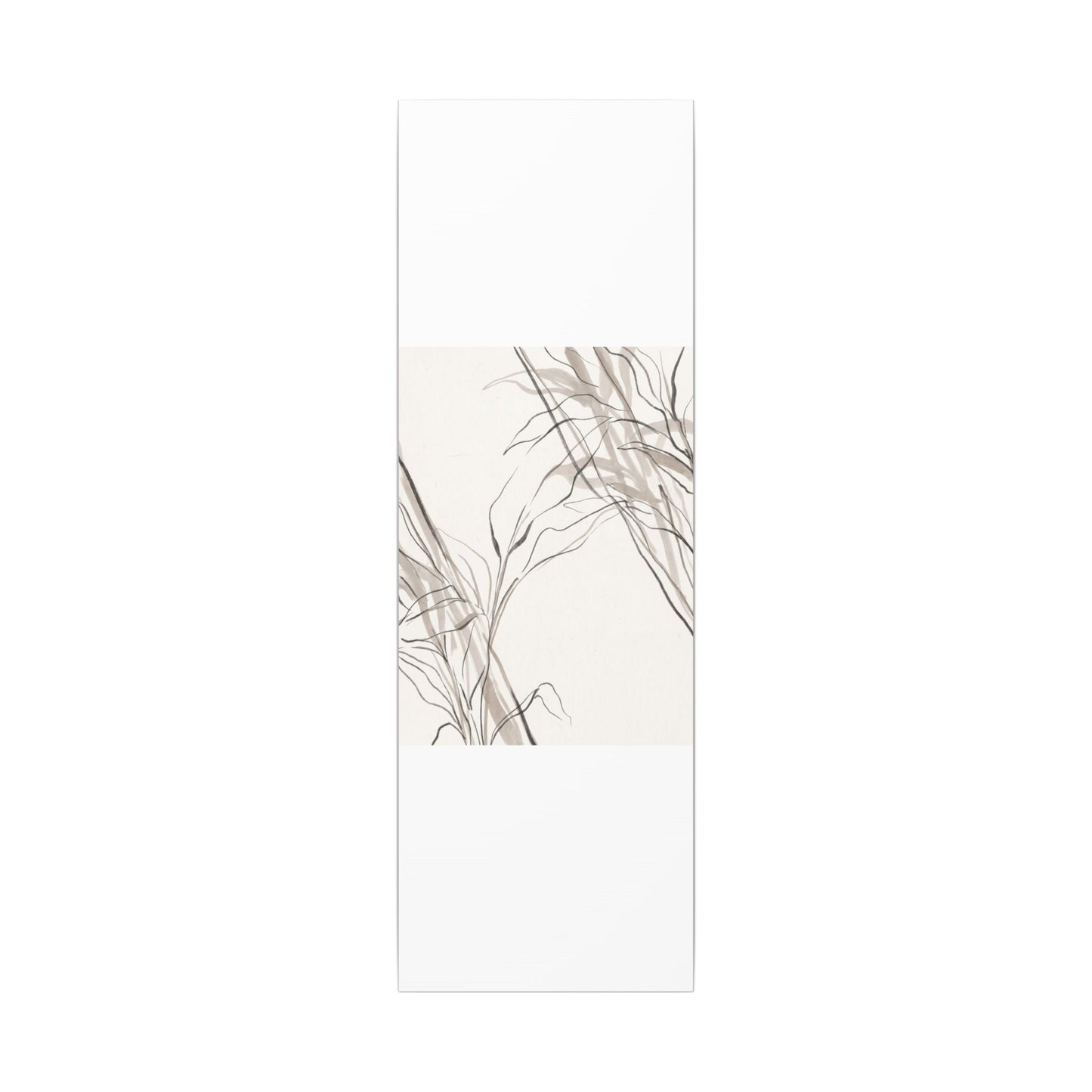 Neutral Shoji Screen Canvas Art - Minimal Line Japandi