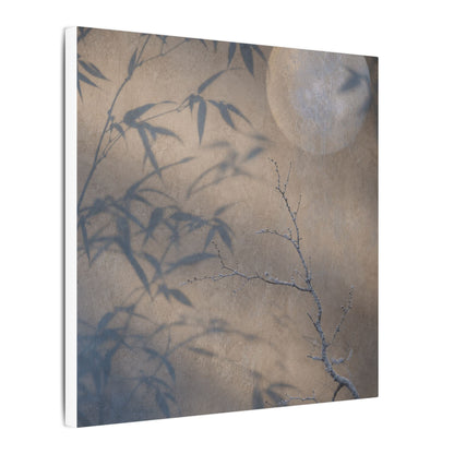 Shadow Play Canvas Art | Winter Japandi Japanese Pattern Art