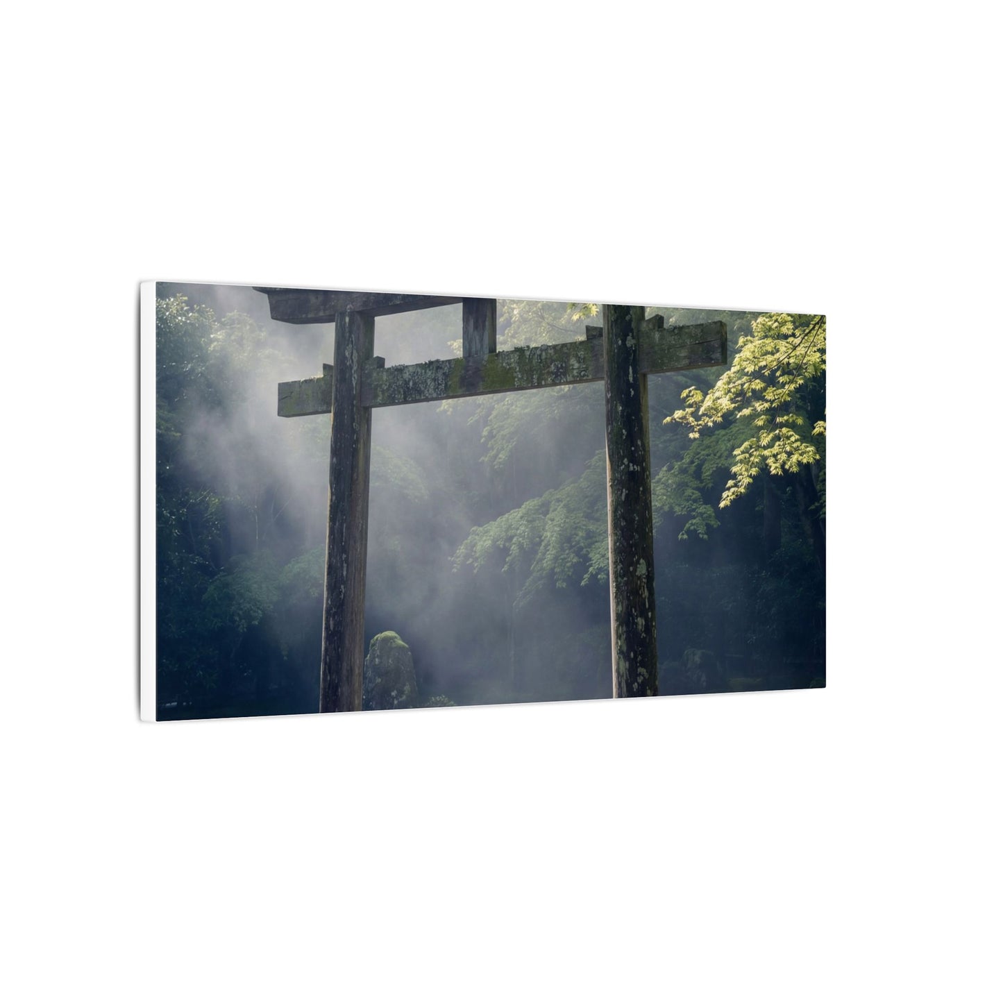 Torii Gate Canvas Art | Spring Zen Karesansui Art